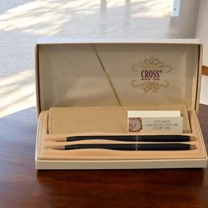 Vintage Cross Pen & Mechanical Pencil Set
